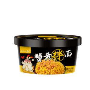 Crab Roe Flavor Dry-Mixed Noodles 122g (Bowl)