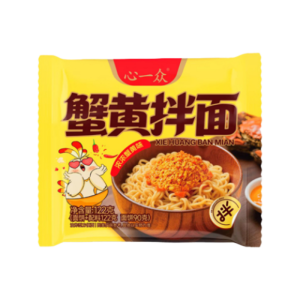 Crab Roe Flavor Dry-Mixed Noodles 122g (Bag)