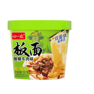 Sour & Spicy Beef Flavor Ban Mian instant noodles 157g
